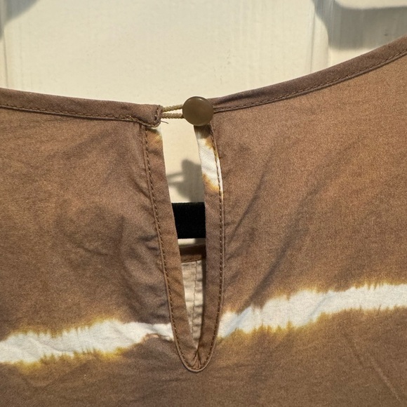 Anthropologie Corey Lynn Calter Brown Tie-Dye Dress Size 1X - Picture 9 of 10